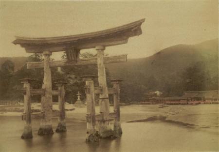 [Torii at Miyajima, inland sea]
