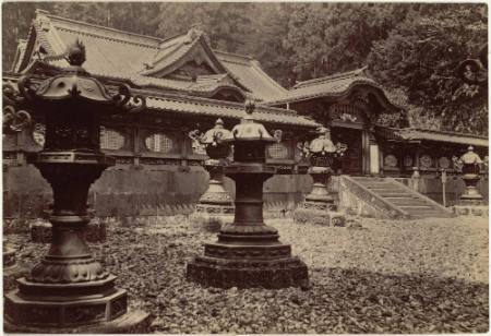 [Nikko, temple lanterns]