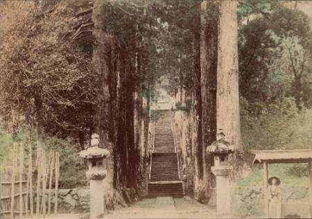 Temple steps, Tokyo