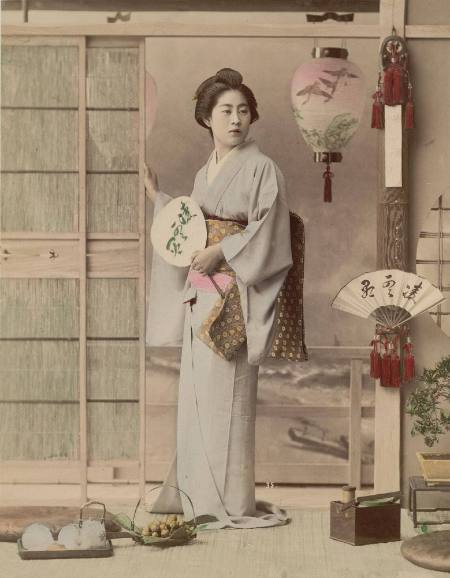 [Portrait of Tamaye, a geisha from Nihonboshi]