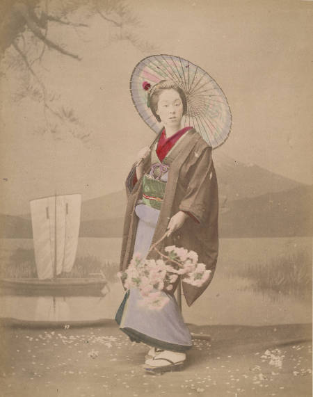 [Woman with parasol]