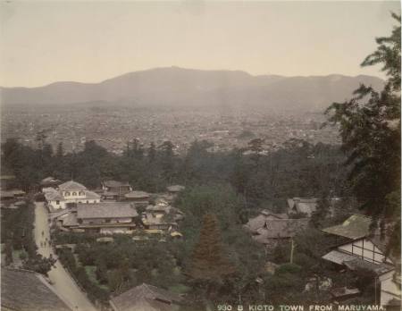 Kioto town from Maruyama