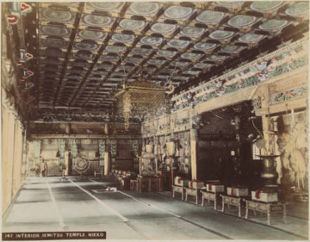 Interior Iemitsu Temple Nikko