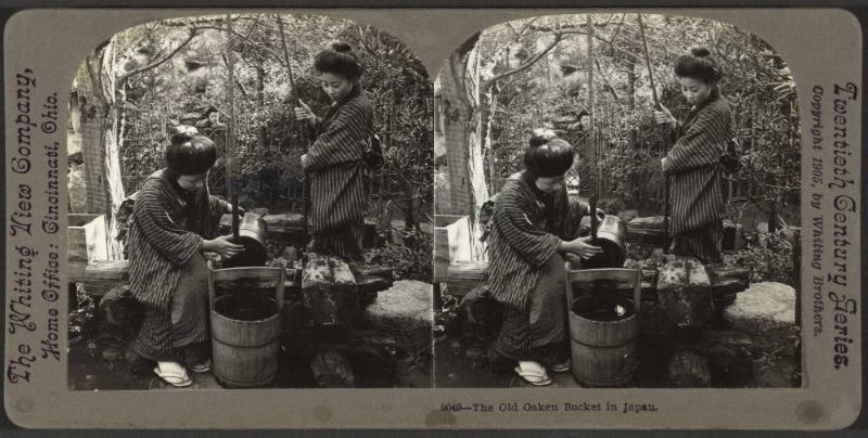 The old oaken bucket in Japan
