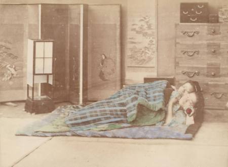 [Two women sleeping]