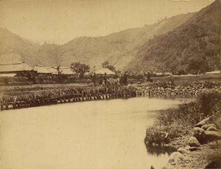 [River in rural landscape]