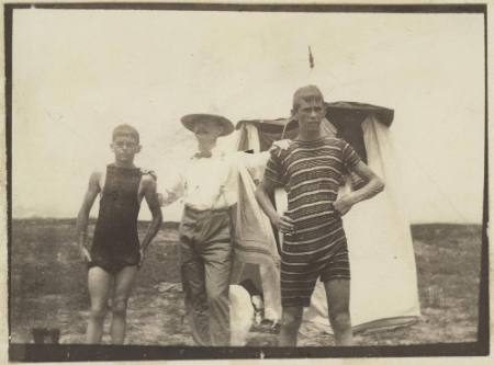 Archy Carey, Mr. Goodacre & Jim. Chingwantao