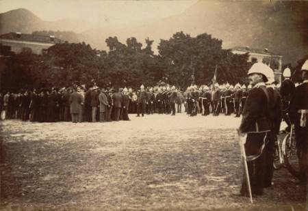 Colonel D.G. Anderson saying a few words