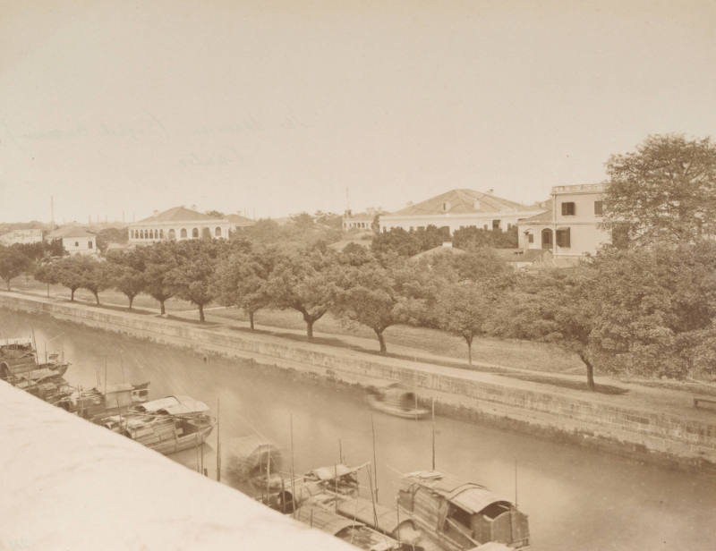 The Shamien, English consession, Canton, China