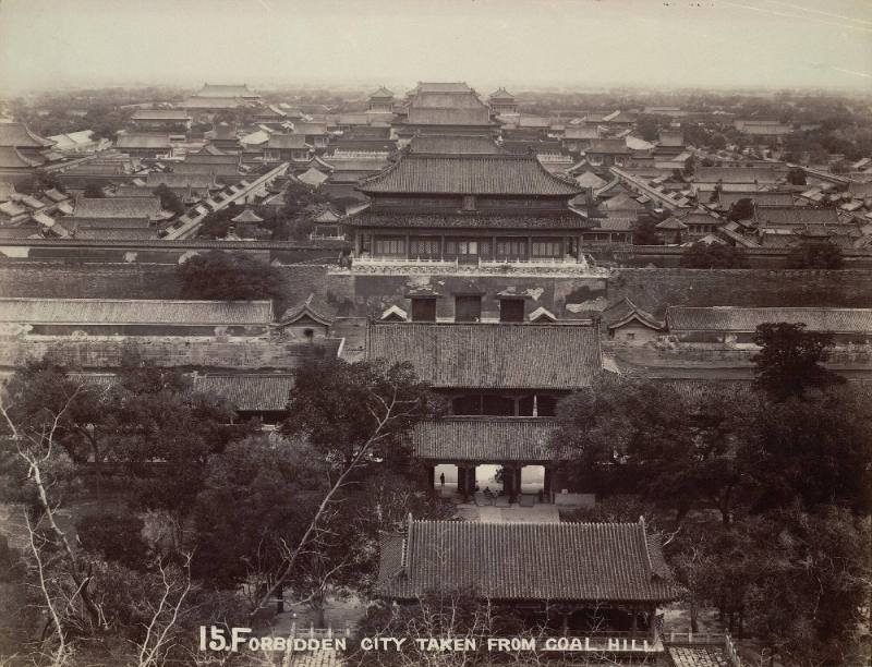 Forbidden City taken from Coal Hill
