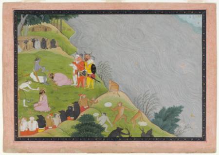 A King Pays Homage to Rama
