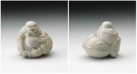 Hirato, Hotei white glaze