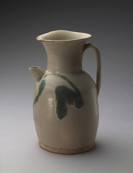 Ewer with splashed design, Changsha ware