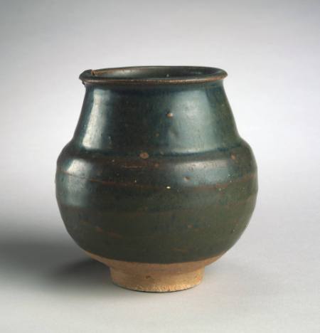Honan Black Glazed Jar