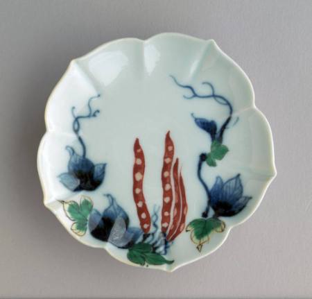 Foliated Dish with Three Feet