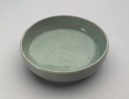Bowl with floral and cloud designs