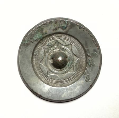Mirror with Eight Pointed Star Design