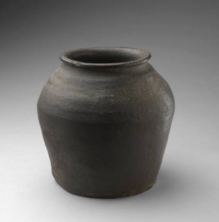 Stoneware jar