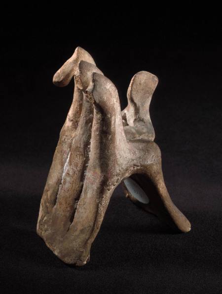 T'ang figurine of three horses