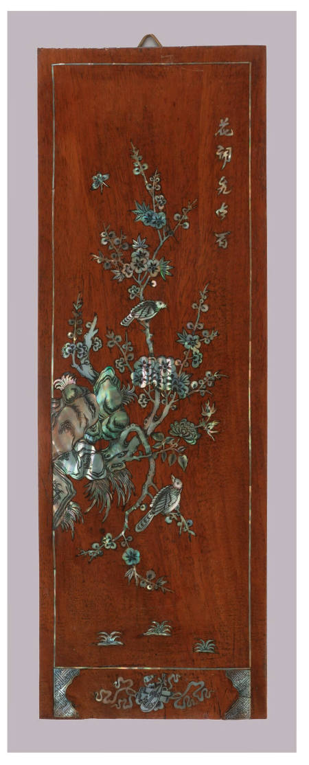 Panel illustrating one of the four seasons