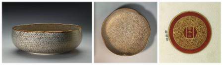 Hexafoil indented Satsuma millifleur bowl