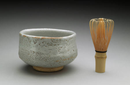 Tea Bowl and Bamboo Whisk