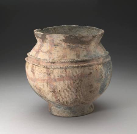 Pottery Pedestal Bowl
