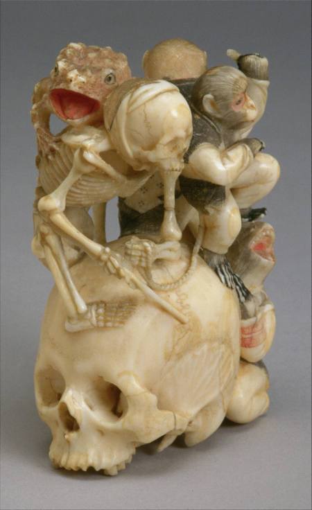 Skull and monkeys