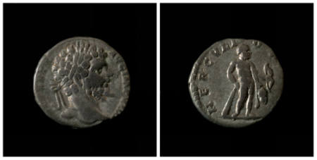 Septimius Severus (Lucius Septimus Severus) silver denarius (coin)