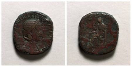 Etruscilla (Wife of Trajan Decius) sestertius (coin)