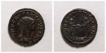 Aurelian (Lucius Domitius Aurelianus) copper antoninianus (coin)