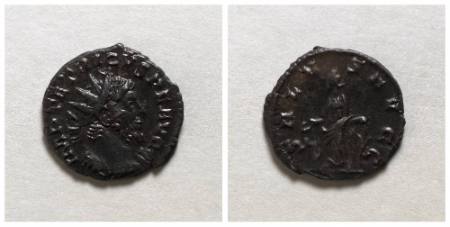 Tetricus II (Caius Pius Esuvius Tetricus) copper antoninianus (coin)