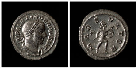 Severus Alexander (Marcus Aurelius Severus Alexander) silver denarius (coin)