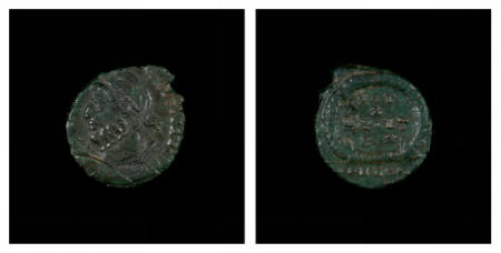 Julian II (Flavius Claudius Julianus, or the Apostate) reduced siliqua (coin)