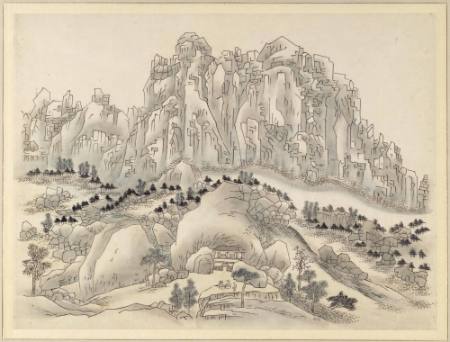 View of Mount Kumgang