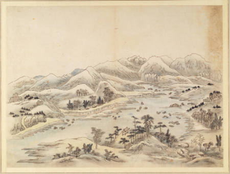 View of Mount Kumgang