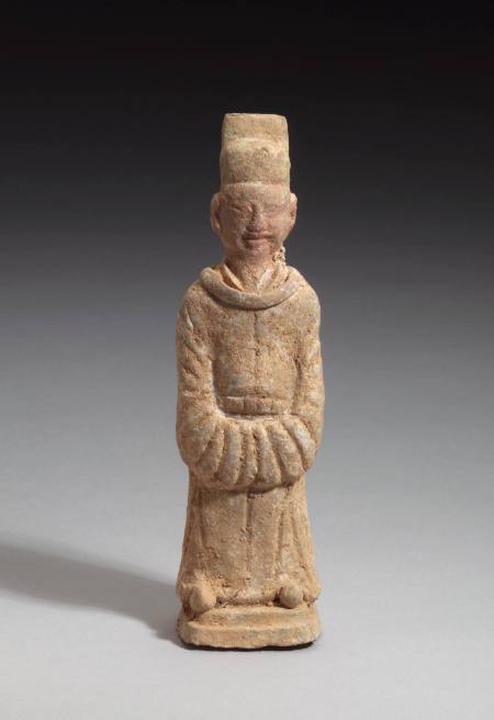 One of eleven tomb figurines of officials