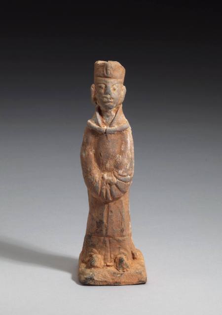 One of eleven tomb figurines of officials