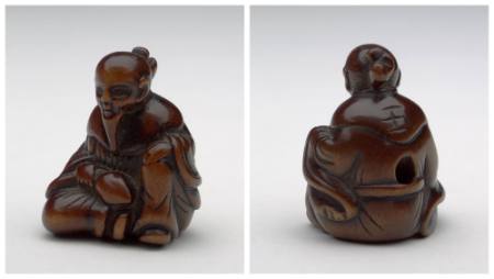 Netsuke of a Chinese sage