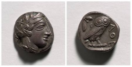 Athenian Silver Tetradrachm Coin