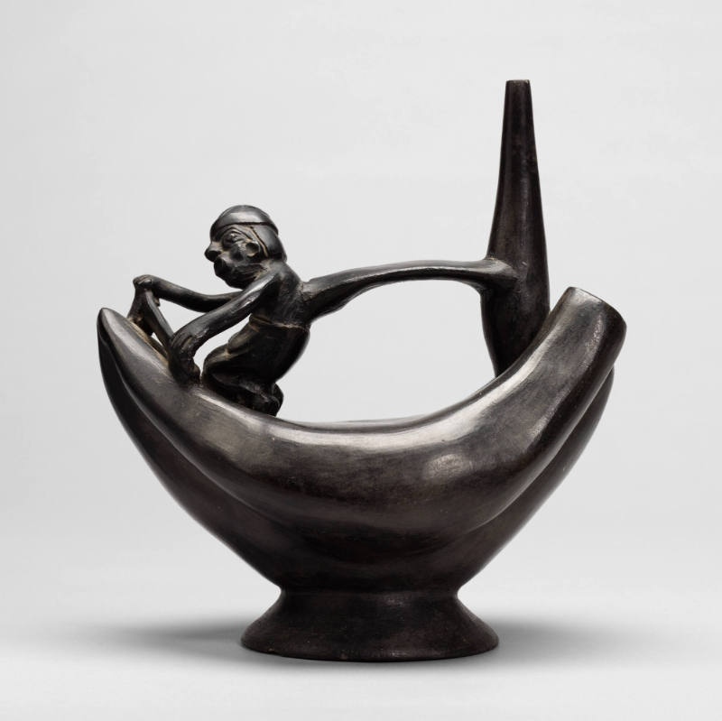 Reed Boat Effigy Vessel