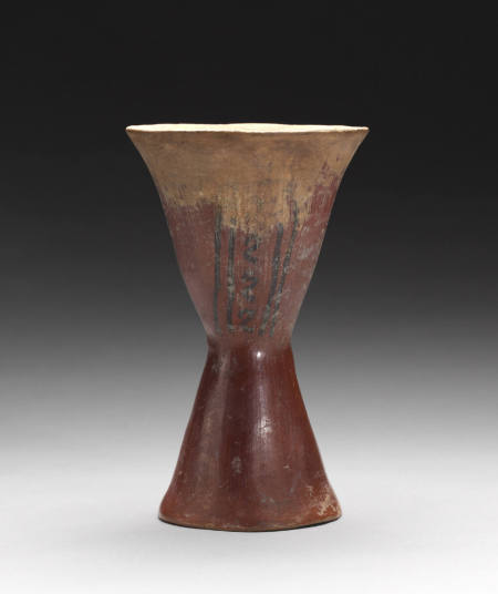Conical goblet with pedestal base