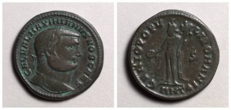 Galerius Maximianus, follis (coin)