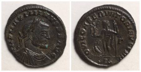 Maximinus II Daza, follis (coin)