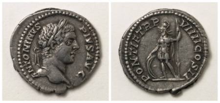 Caracalla, denarius (coin)