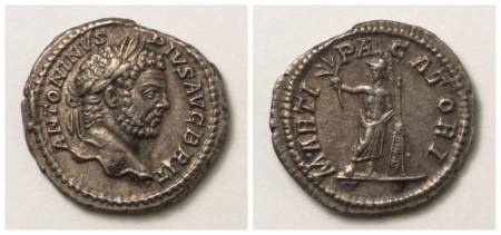 Caracalla, denarius (coin)