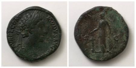 Commodus, sestertius (coin)
