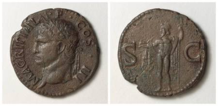 Agrippa, as (coin)