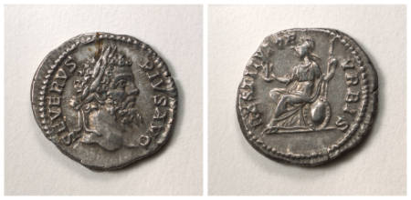 Septimius Severus, denarius (coin)