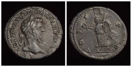 Septimius Severus, denarius (coin)